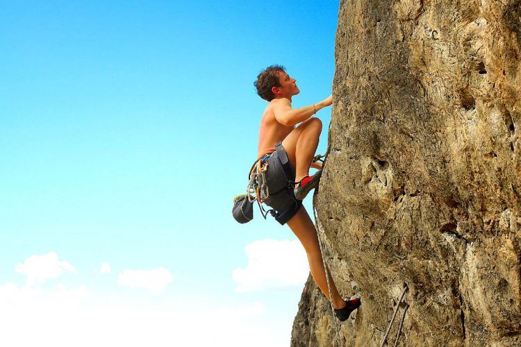 The Algarve offers wonderful cliffs and inland mountains for climbing