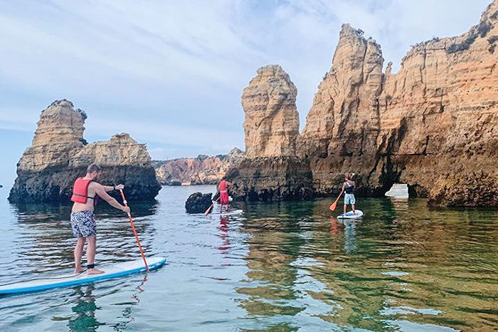 An Ocean Villas sunrise paddleboard tour on the dramatic coast