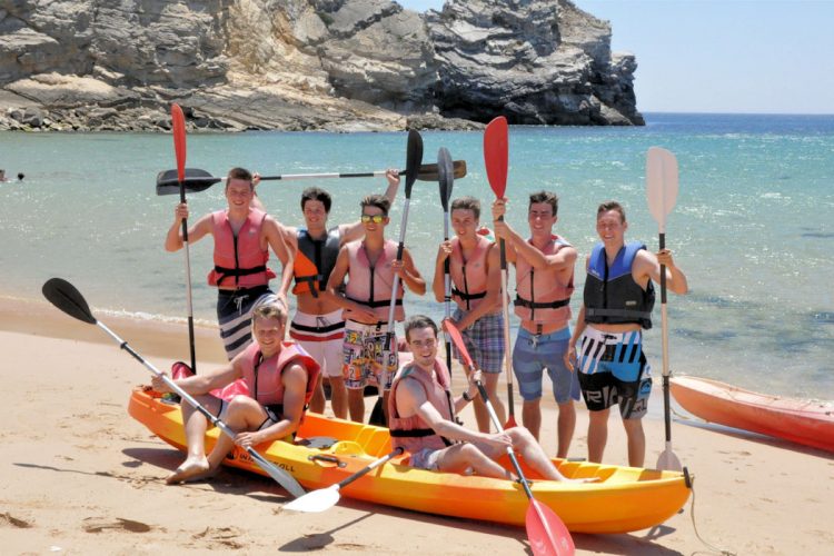 Set off from Praia da Ingrina and kayak around the Algarve coastline