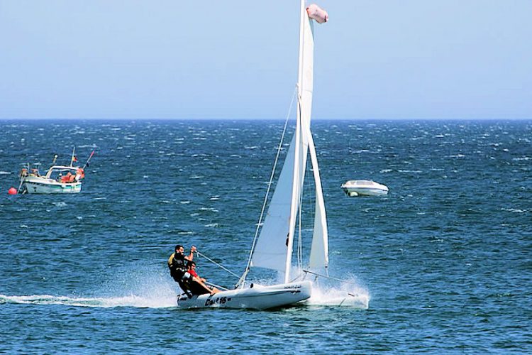 The Algarve has clear waters, blue skies and an ever-present breeze